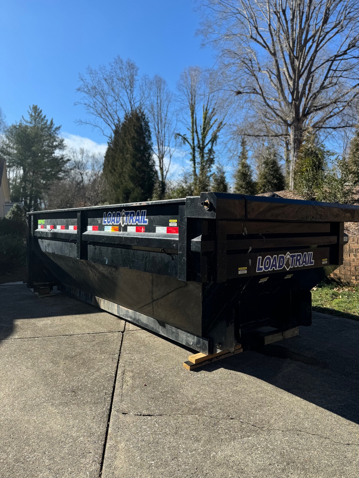 15-yard dumpster in the Triad