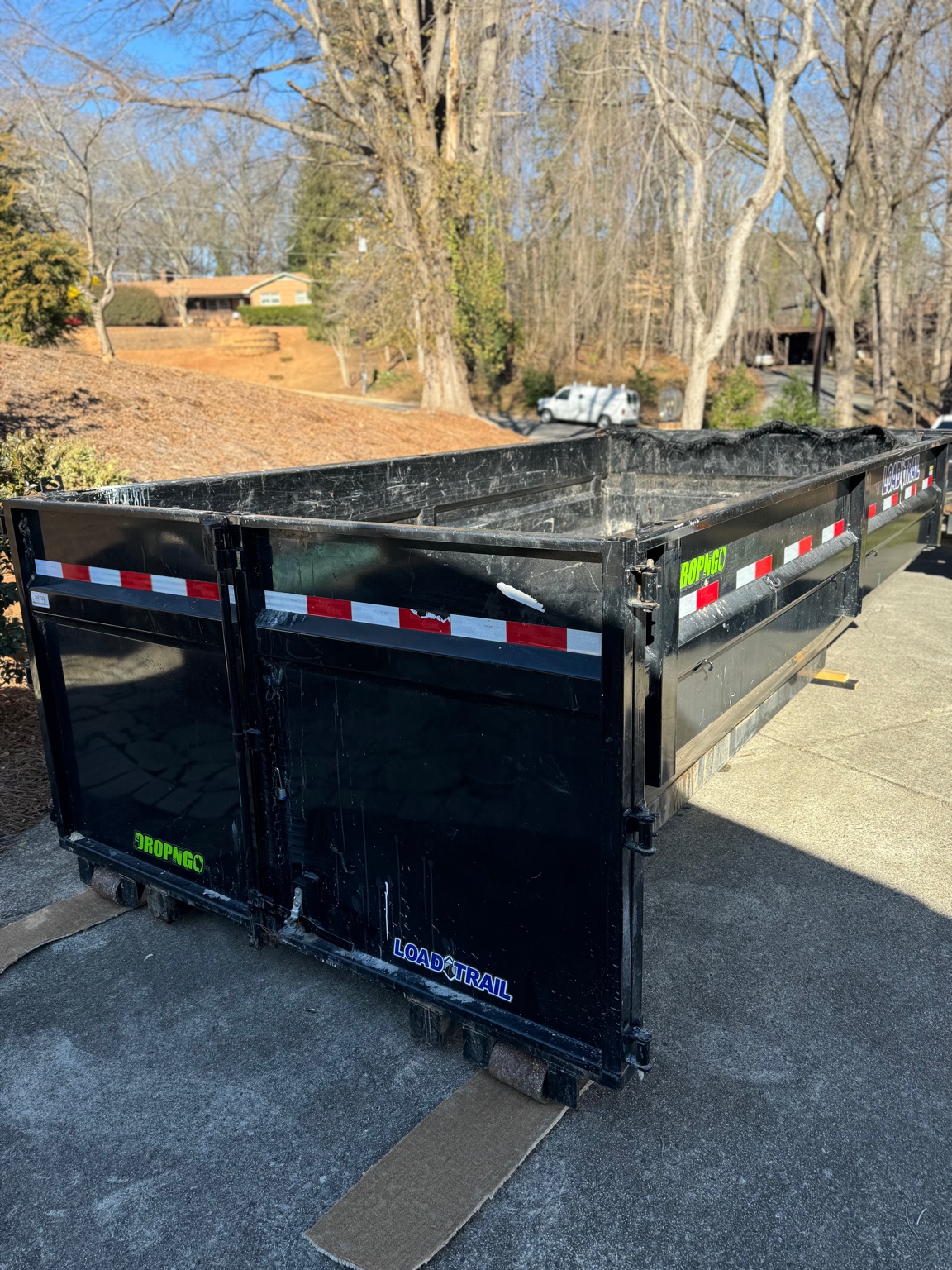 15-yard dumpster in the Triad
