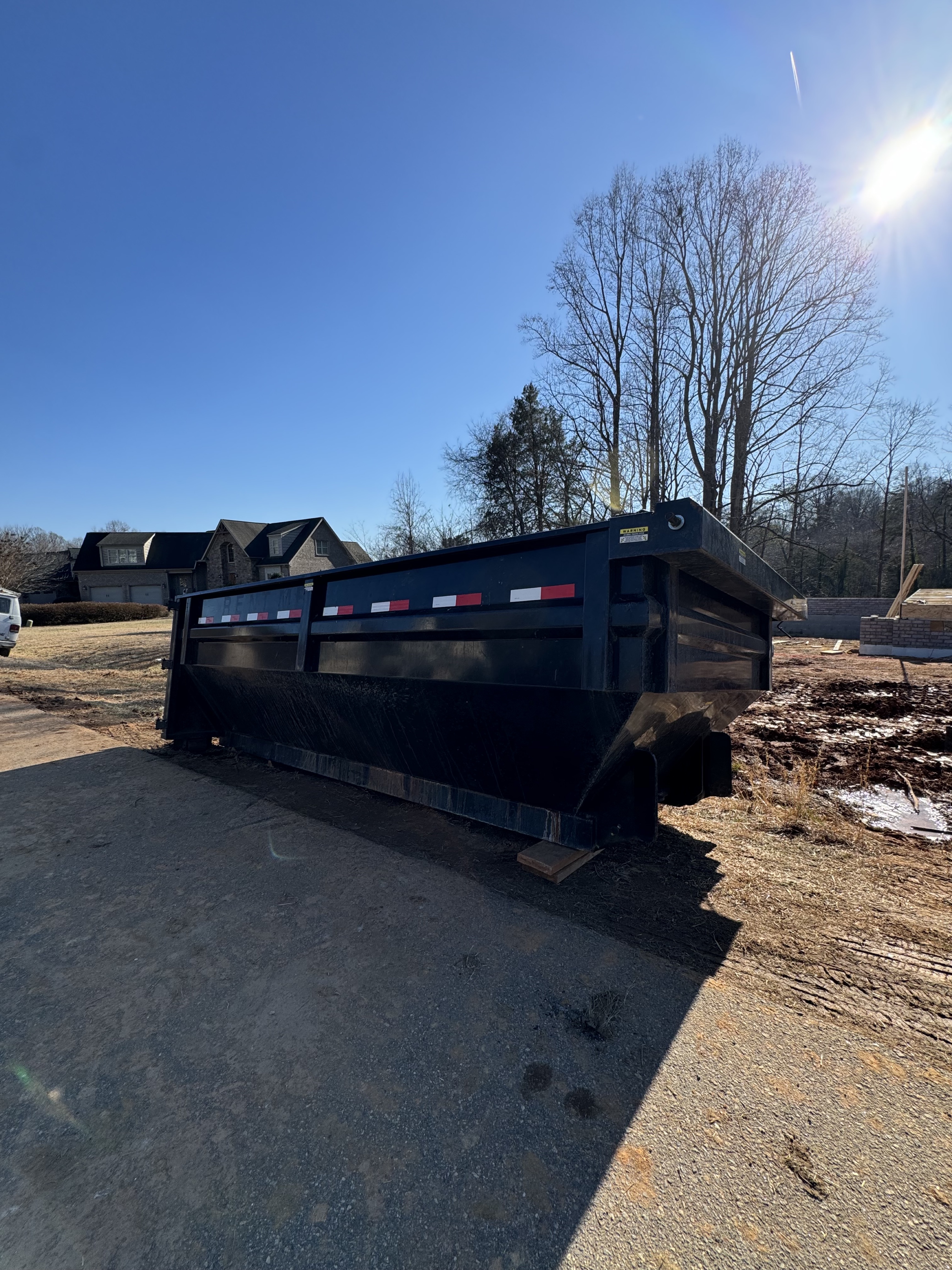 15-yard dumpster in the Triad